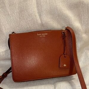 Kate Spade Brown Crossbody Bag with Premium Leather